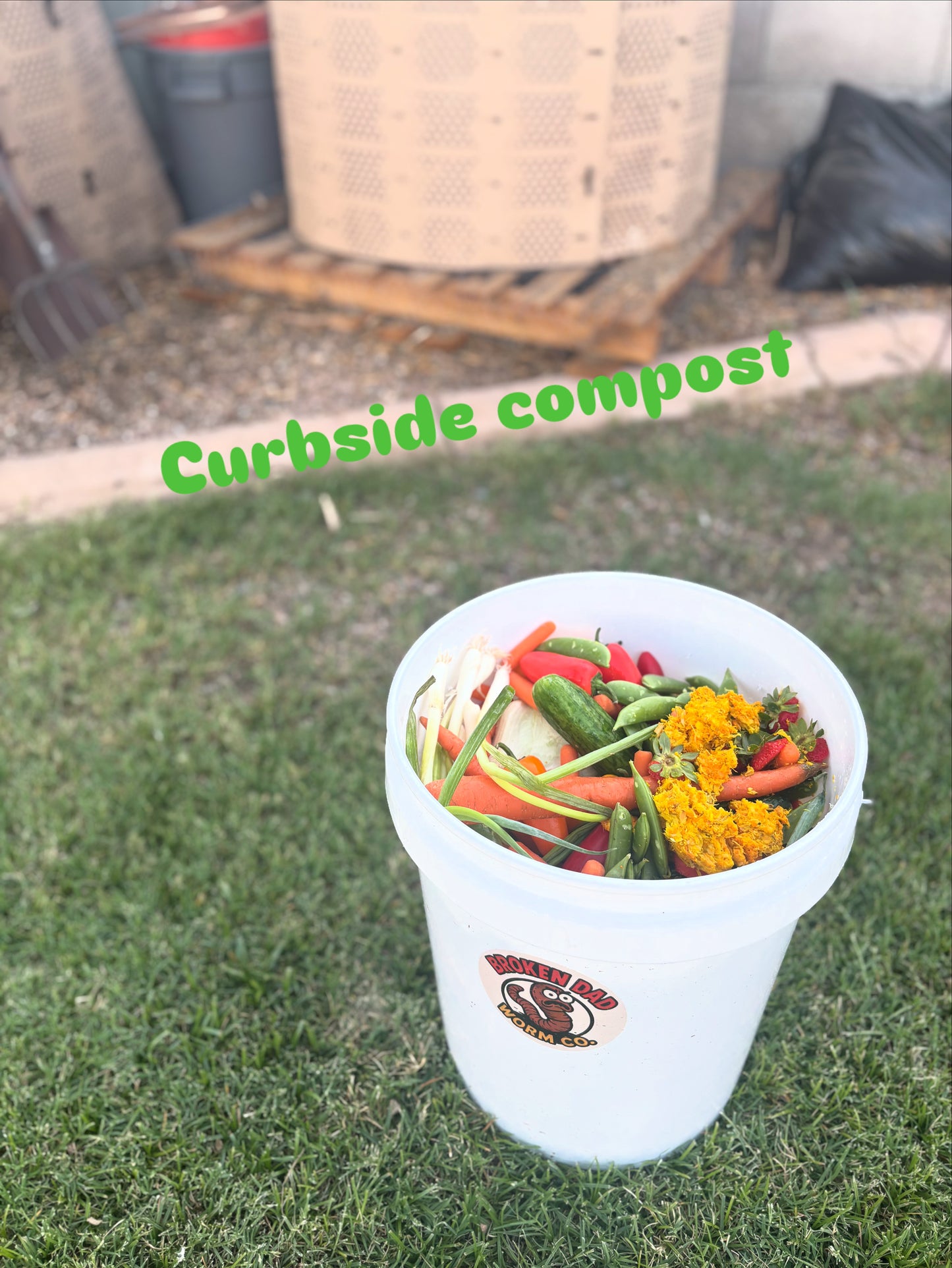 Curbside compost pick up (biweekly pick up)